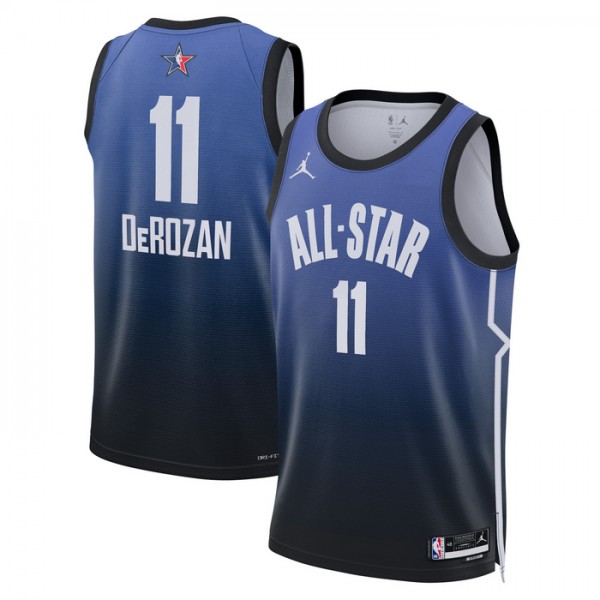 All-Star 2023 Trikot Team 1 Demar Derozan 11 Nike Blau Swingman - Herren